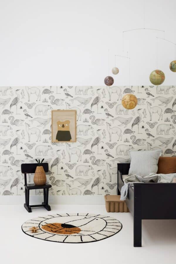 Tapis Petit vloerkleed leeuw naturel