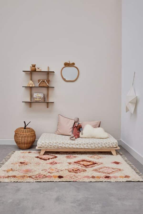 Tapis Petit vloerkleed rose ruiten