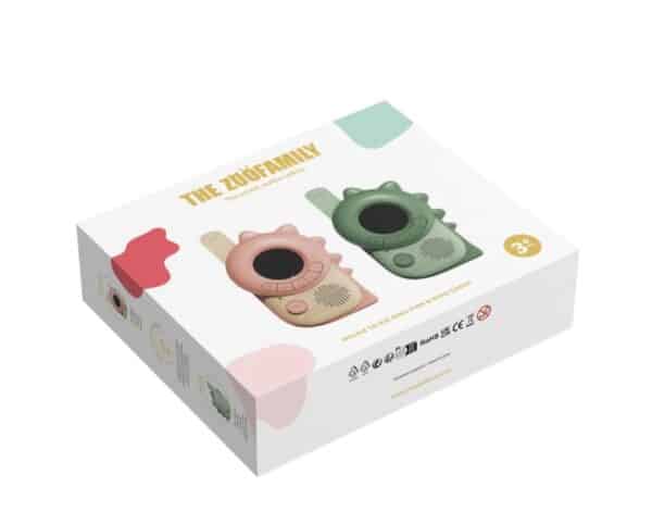 The Zoofamily Walkie Talkie Dino Roze Dino Groen 4895250601161 (2)