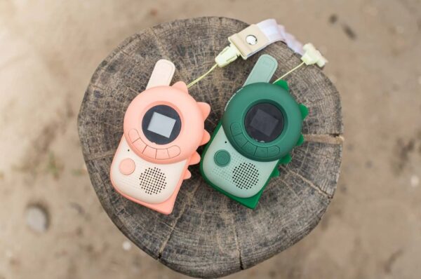 The Zoofamily Walkie Talkie Dino Roze Dino Groen 4895250601161 (2)