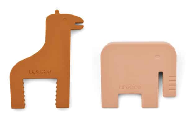 Toke door stopper LW178871197 Liewood Deurstopper Toke (2 stuks) - Tuscany Rose Mustard 5715493131913 (1)
