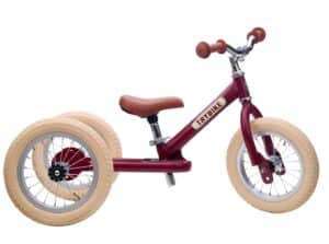 Trybike Steel 2-in-1 Driewieler Loopfiets - Mat Rood 8719325440324 (1)