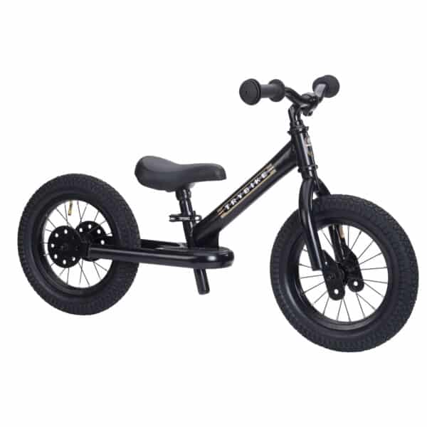 Trybike Steel 2-in-1 Loopfiets - Zwart TBS2BLK -