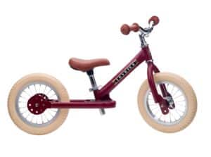 Trybike Steel Loopfiets - Mat Vintage Rood 8719325440287