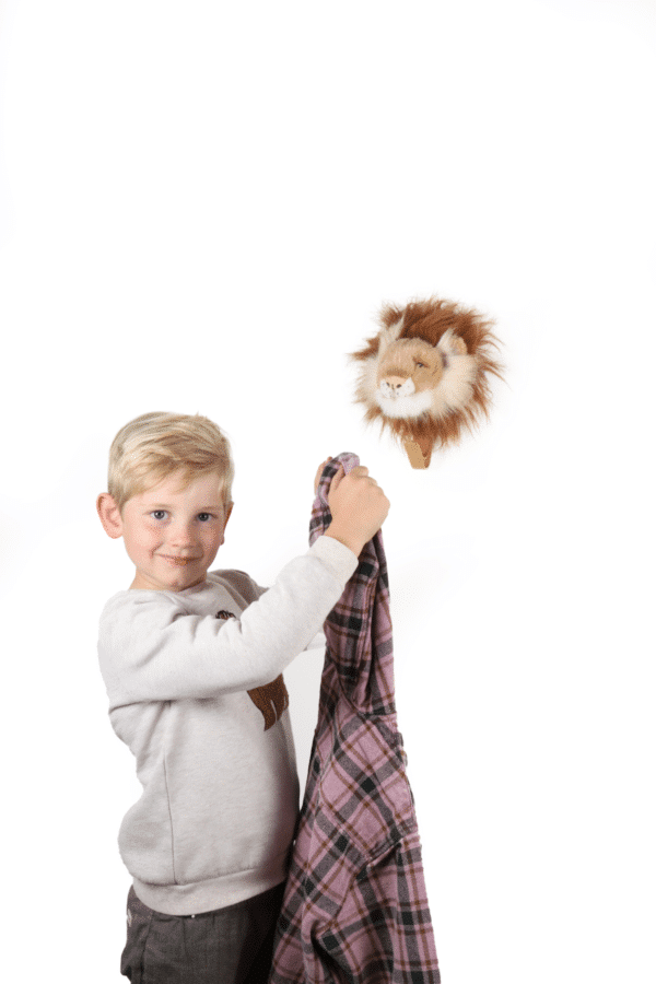 Wild en Soft wandhaken van dieren - pluche wandhaken bij Grasonderjevoeten.nl