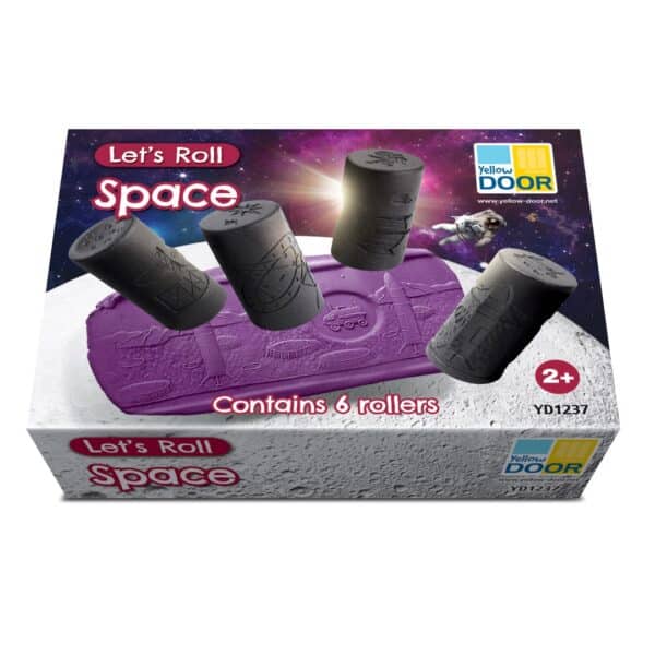 YD1237 Yellow Door Klei Rollers Let's Roll Space Ruimte 5060213763777