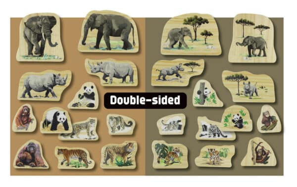 Yellow Door Houten Speelfiguren Bedreigde Diersoorten 5060213763562 - YD0203 (2)