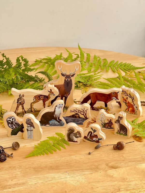Yellow Door Houten Speelfiguren Bosdieren 5060213763555 - YD0202 (1)