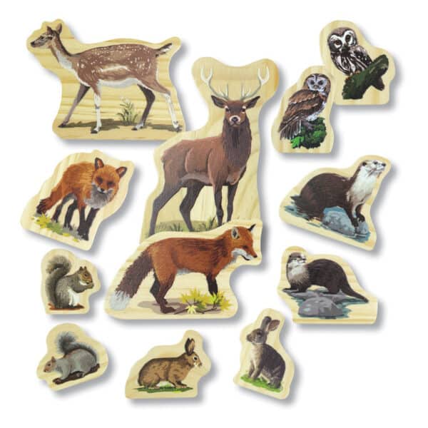 Yellow Door Houten Speelfiguren Bosdieren 5060213763555 - YD0202 (1)