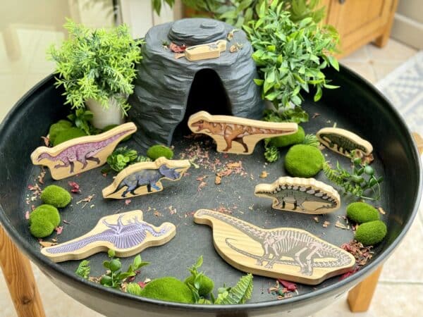 Yellow Door Houten Speelfiguren Dinosaurussen 5060213763289 - YD0201 (5)