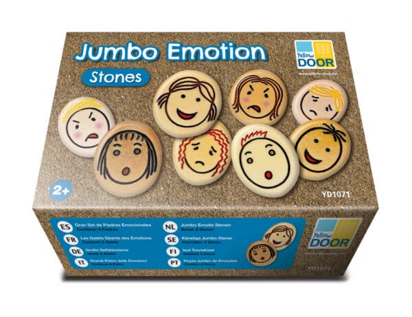 Yellow Door Sensory Play Stenen Jumbo Emotie Stenen 5060213761216