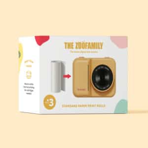 The Zoofamily Zoo Print Camera Navulling Thermische Papierrol (3x)