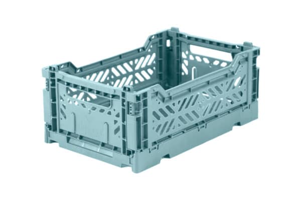 AYKASA FOLDING CRATE MINI BOX – TEAL