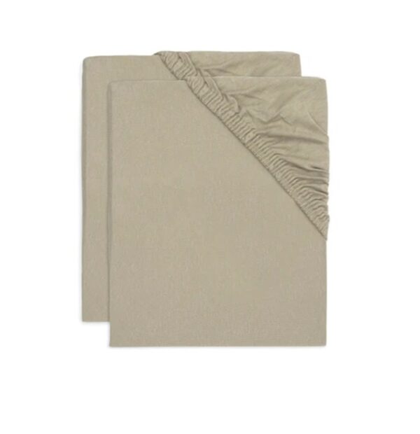 Jollein Hoeslaken Wieg Jersey Olive Green (40x90cm) 8717329376540