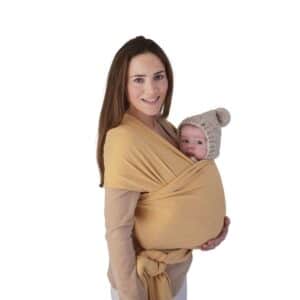 Mushie Draagdoek Mustard Melange 810052465548