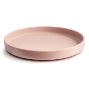 mushie classic siliconen bord blush 1