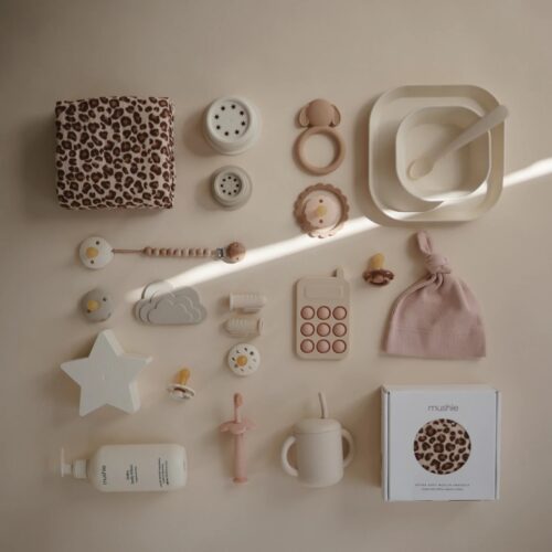 mushie swaddle luipaard 3
