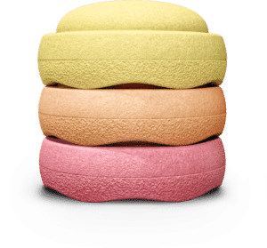 Stapelstein Original Set van 3 Warm Pastel 4260607084254